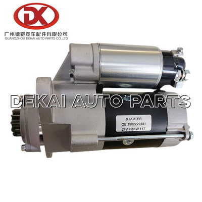 8982220181 8983410980 ISUZU Części elektryczne 24V 4.0kw Rozrusznik ISUZU NPR NKR 4HF1 8 98222018 1